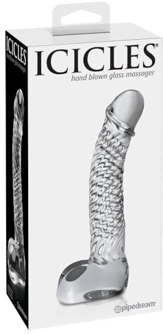 Pipedream Icicles Massagestab,NO. 61 Clear, Transparent