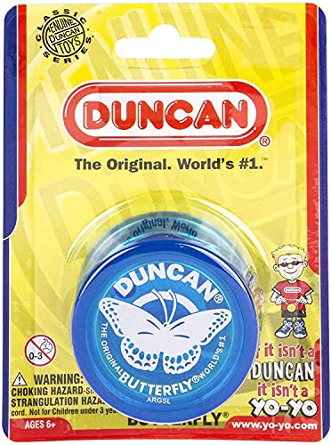 Duncan Butterfly Yo-Yo Classic Beginners Yoyo Blue