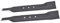 Ufixt 2 x Fits Bosch Rotak 32, Rotak 320 and Rotak 320C Replacement Metal Lawnmower Blades