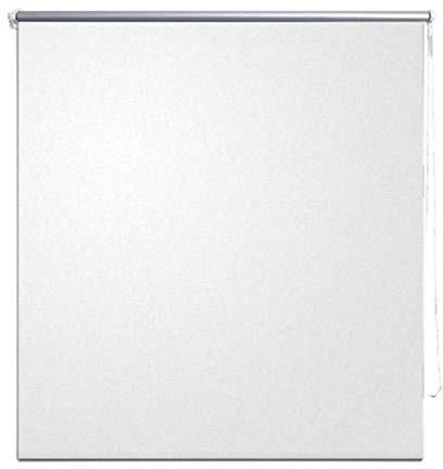 vidaXL Tenda a Rullo Oscurante Buio Totale 104,4 x 230 cm Bianca