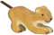 Holztiger Löwe, klein, spielend, 80142