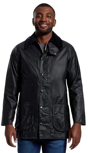 Barbour Wax Coat Beaufort Navy