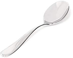 Alessi Nuovo Milano Serving Spoon, (5180/11), Silver