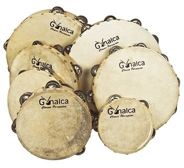 Gonalca Percusion VH01300 - Pandereta sencilla 15 cm p/piel