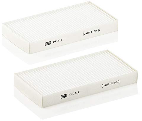 MANN-FILTER CU 1811-2 Innenraumfilter/Kabinenluftfilter (2er Set) - für Pkw + Transporter