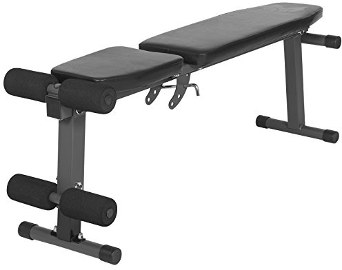 GYRONETICS® Banc de Musculation Réglable - Multifonction du Corps, Dossier en 4 et Siège en 3 Positions, Pliable - Banc Inclinable Abdominaux, Plat, Entrainement, Haltérophilie, Gymnastique, Fitness