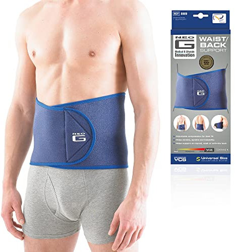 Neo-G Waist Back Support Brace - for Lower Back Pain Relief, Muscle Spasm, Sprains, Tired Muscles, Arthritis, Injury Recovery - Adjustable Compression Lumbar Support Belt