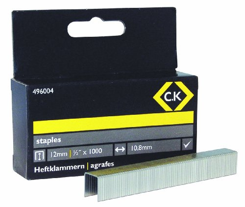 C.K Tackerklammern, 10, 5 x 12 mm, Inhalt 1.000 Stück