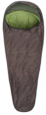 Mountain Warehouse Bivvy Schlafsack - 225 cm x 75 cm, kompakt, bequem, wasserfest, versiegelte Nähte - Für Kinder und Erwachsene - Für ganzjähriges Reisen Khaki Einheitsgröße