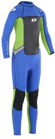 Osprey Boys' Osp B Long - Origin Full Length Wetsuit, Blue, M Tall UK