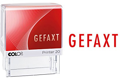 COLOP Textstempel Printer 20 GEFAXT, mit Textplatte