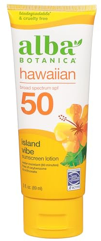 Alba Botanica Hawaiian Green Tea Sunscreen SPF45, 113 g