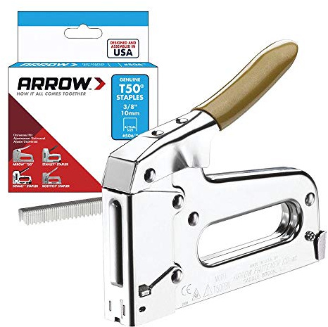 Arrow T50PBN Agrafeuse/Cloueuse manuelle professionnelle
