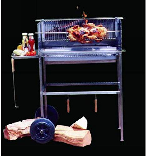 Schneider Multi Kulti Grill aus Edelstahl Holzkohlegrill ohne Motor