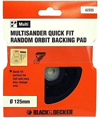 Black&Decker A2325 Multi lija 125mm Random Orbit Velco Plato de apoyo