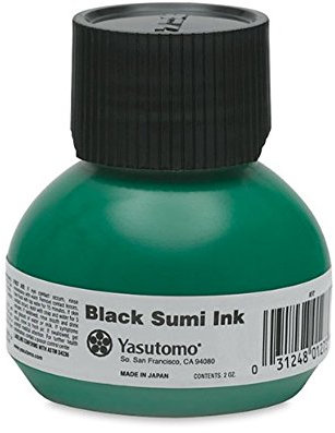 Sumi Ink - Sumi Tusche - Schwarz - Fluessig - 59 ml