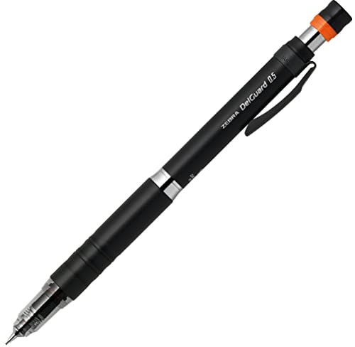 Zebra Delguard Typ Lx P-MA86-BK Druckbleistift, 0,5 mm, schwarzer Körper