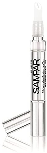 Sampar - L'Impossible Eye Contour - Brillante aufhellende Augencreme - Hyaluronsäure + Vitamin C + Diamant Perle High-Tech-Pulver + Peptide - Mit Applikator, 4.8 ml