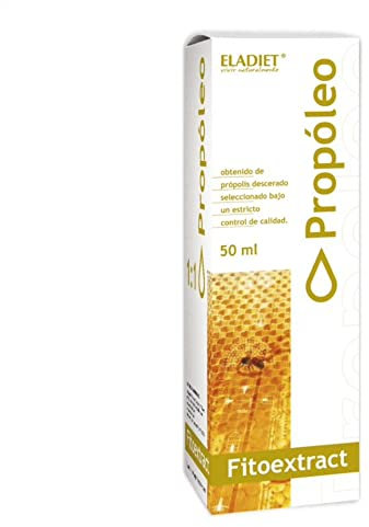 Eladiet Fitoextract de Própolis - 50 ml - Favorece la Suavidad de Garganta - Contribuye a Mantener el Sistema Inmunitario en Buen Estado - Elaborado 100% con Própolis