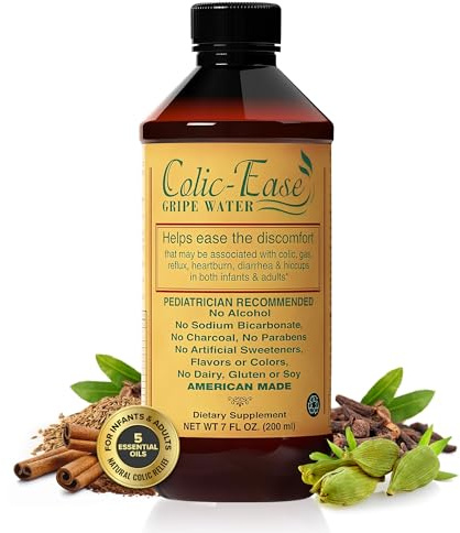 Colic Ease Gripe Water for Babies Gas Colic Relief Newborns 7 Fl Oz
