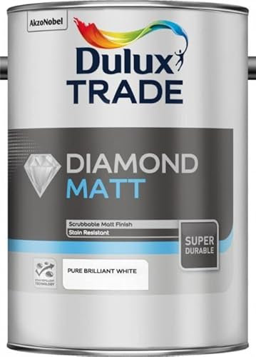 Dulux Trade Diamond Matt Pure Brilliant White 5L