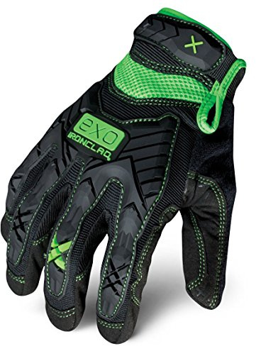 Ironclad EXO Motor Impact Glove; Work Gloves, TPR Impact Protection, (1 Pair), EXO2-MIG-04-L