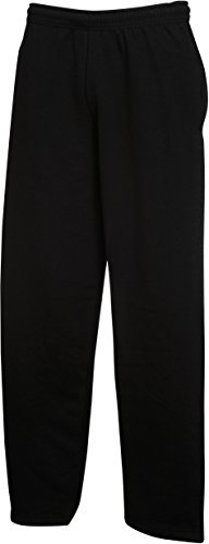 Fruit of the Loom Classic Open Leg Jog Pants SCHWARZ,L Schwarz,L