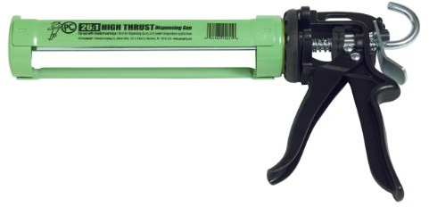 PC Products Steel Dispensing Caulking Gun, 1/10th Gallon Smooth Rod Cartridge Gun, 250ml, 900550