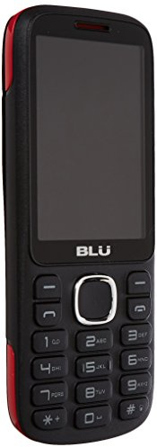 BLU Jenny TV 2.8 T276T Unlocked GSM Dual-SIM Cell Phone w/ 1.3MP Camera - Unlocked Cell Phones - Retail Packaging - Black Red