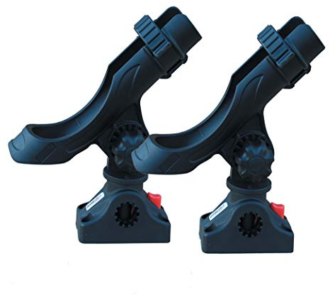 Brocraft 2Pcs Power Lock Fully Adjustable Rod Holder
