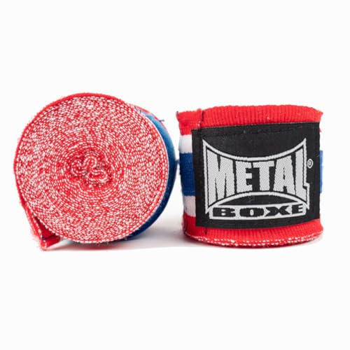 METAL BOXE Bande d'Entraînement Rouge/Blanc/Bleu 2,5 m