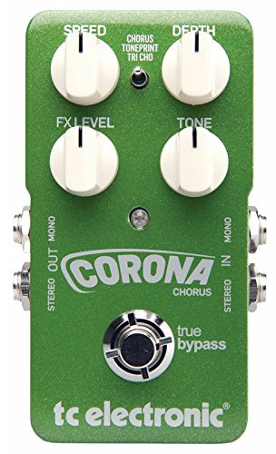 TC Electronic CORONA CHORUS TonePrint-Enabled Chorus Pedal with 2 Built-In Choruses, Tone Adjustment Control and Stereo I/O