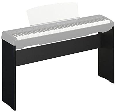 Yamaha L-85A, Supporto per Pianoforte Digitale, Design Resistente, Moderno ed Elegante, Compatibile con Pianoforte Digitale Yamaha P-45, Nero