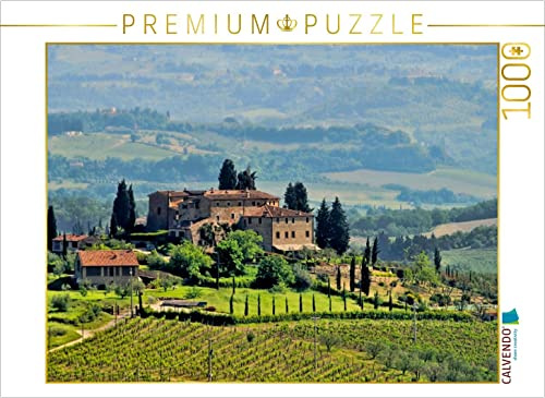 CALVENDO Puzzle Weingut in der Toskana 1000 Teile Puzzle quer | Lege-Größe cm Foto-Puzzle für glückliche Stunden