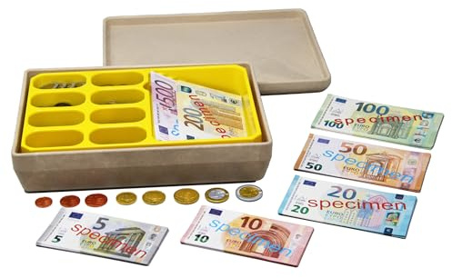 WISSNER 80640 aktiv lernen - Euro Spielgeld zum Rechnen 290 Teile