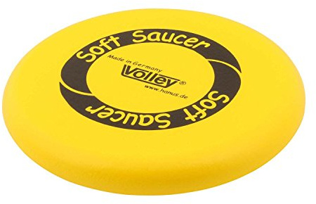 VOLLEY ELE Soft Saucer – Frisbee för barn – 250 mm – gul