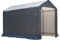 ShelterLogic Folien Zeltgarage Gerätehaus | Grau | 300x180x200 cm