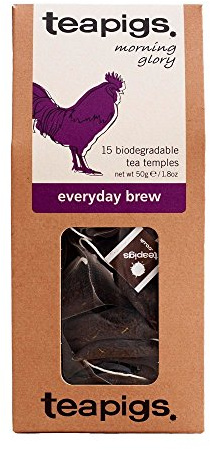 teapigs English Breakfast Tea - Black Tea Bags for An Everyday Brew - Rich and Malty Blend - 15 Temples