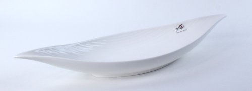 Sandra Rich Porzellanschale Boat Schale Porzellan Schiffchen weiß 46x15 cm