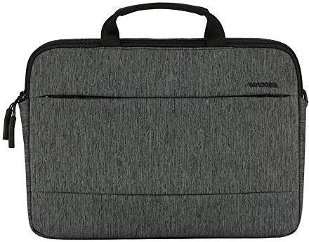 Incase City Brief 16 Laptop Bag - Lightweight Computer Bag - Quick Access Pocket, Zippered Accessories Pocket, Travel Bag and Work Tote - Heather Black/Gunmetal