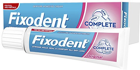 Fixodent Complete Original Denture Adhesive Cream, 47 g - Pack of 6