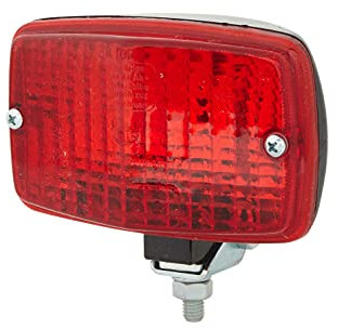 HELLA 2NE 002 985-001 Nebelschlussleuchte - Halogen - 12V - Anbau - Lichtscheibenfarbe: rot - Stecker: Flachstecker - links/hinten/rechts