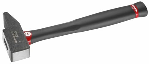 FACOM - Marteau de Mécanicien Rivoir - 200C.36 - Manche de Sécurité Ergonomique Noyau Graphite - Faibles Vibrations de Frappe - Pour Plier, Pointer et Redresser le Métal - Grande Robustesse
