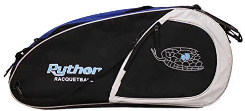 Python Deluxe 3R (3 Racquet) Racquetball Bag Series (Black/Blue)