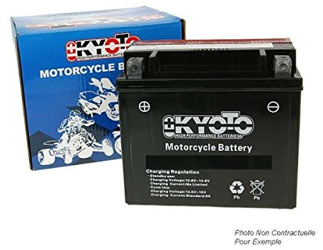 KYOTO Batterie Moto Ytx20l-bs - Ss Entr. Acide L 175mm W 87mm H 155mm 12v 18ah Acide 0,93l, Petite