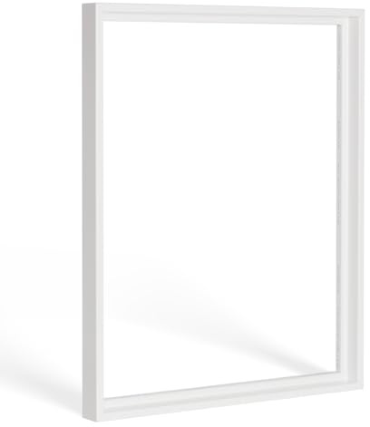 Bildershop-24 Schattenfugen - Rahmen LEMGO 90 x 120 cm Weiß (matt) 73 Verschiedene Größen