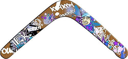 Windworks Bumerang,Boomerang,Sport-Bumerang Natural Graffiti (Left)