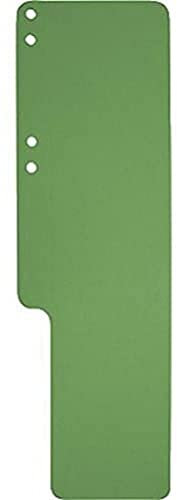 Exacompta 13725B 100er Pack Premium Aktenschwänze Exaflex aus Recycling Karton mit Seitenfalz genutet und gelocht, ideal für Exaflex Kanzlei Hängehefter für Büro Kanzlei und Anwälte, grün