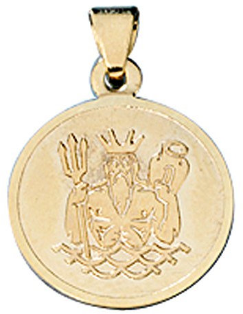 Jobo Sternzeichen-Anhänger Wassermann aus 8 Karat 333 Gold