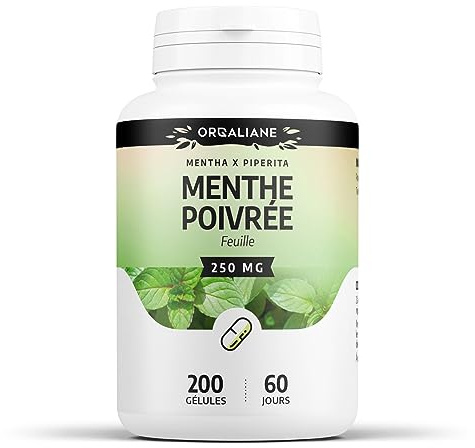 Menthe Poivrée - 250 mg - 200 gélules